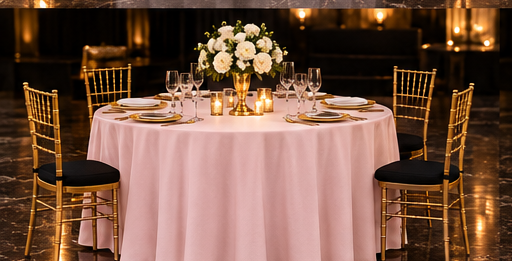 Blush Table Linen