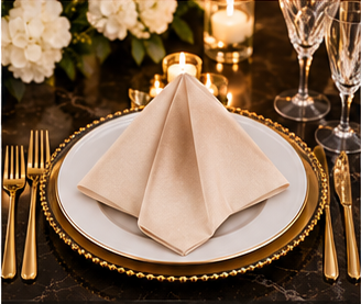 Champagne Napkin